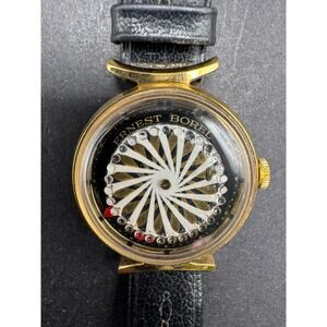 Vintage Ernest Borel Cocktail Synchron 26 Kaleidoscope 17 Jewels Swiss Watch